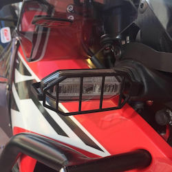 GP Kompozit Motorrad-Blinkerabdeckungen Honda CRF 250 Schwarz
