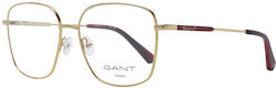 Gant Frame Femei Metalic Rame Ochelari Aur GA4145 030