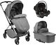 Kikka Boo Lanah Adjustable 3 in 1 Baby Stroller...