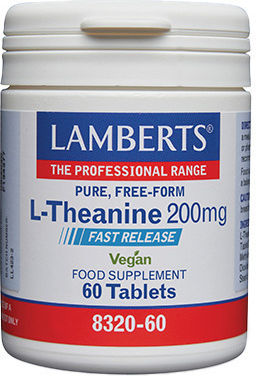 Lamberts L-theanine 200mg 60 ταμπλέτες