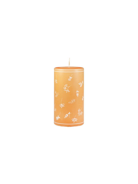 Yellow Unipar Fleur Candle 87 H