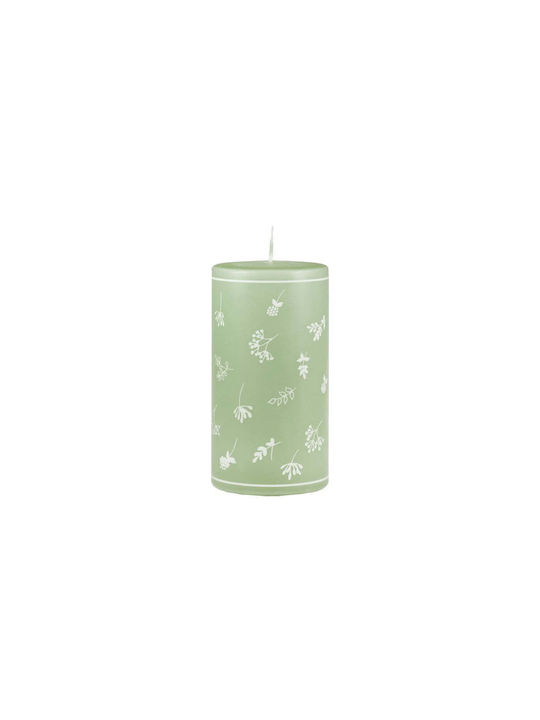 Lumânare Verde Unipar Fleur 87 H