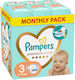 Pampers Πάνες με Αυτοκόλλητο Premium Care No. 3 για 6-10kg 200τμχ