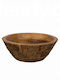 Ready Σαλατιέρα Ξύλινη Καφέ 25x25x10.6cm 2τμχ