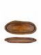 Ready Serving Platter Oval Brown 42.5x18.75cm