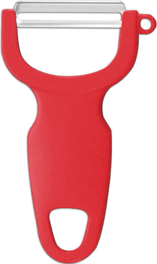 Hendi Fruit & Vegetable Peeler/Cleaner made of Stainless Steel Red