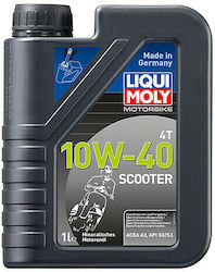 Liqui Moly Scooter Motorcycle Oil for Four-Stroke Engines 10W-40 1lt