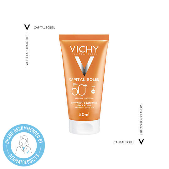 Vichy Ideal Soleil Wasserdicht Sonnencreme Creme Gesicht SPF50+ 50ml
