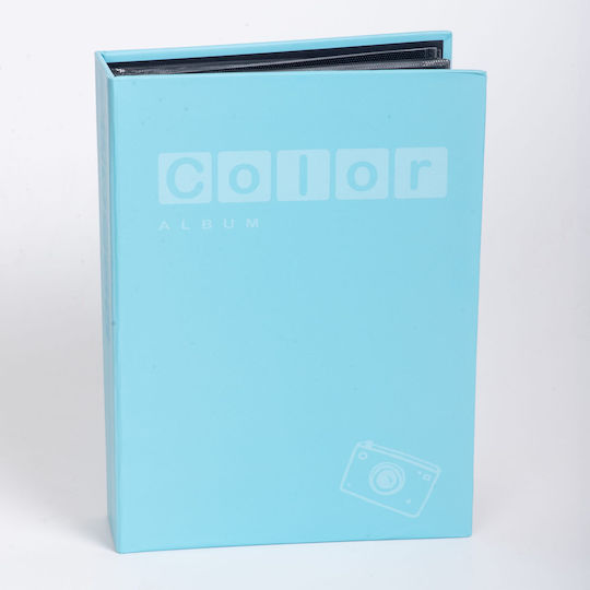 Album Sleeves Super 100 Dimensions 18x25cm 100 Photos 15x21 15x23 Pastel Color Light Blue