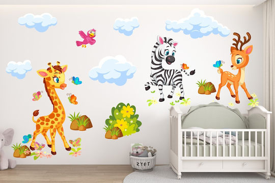 Colorful Animal Kids Wall Stickers for Children's Room 100x200