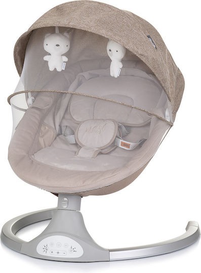 Chipolino Electric Relax Bebeluș Balansoar 2 în 1 Macadamia pentru Copil până la 9kg