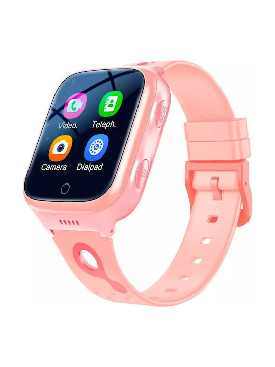 Nubi Παιδικό Smartwatch 4G με GPS & Κάμερα Ροζ