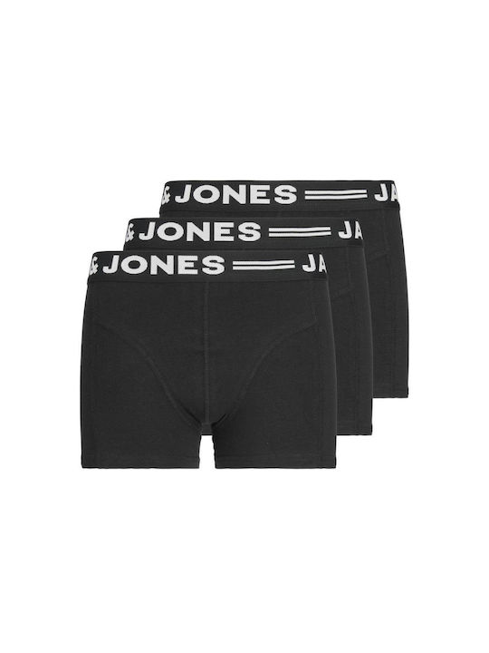 Jack & Jones Σετ Παιδικά Μποξεράκια Black