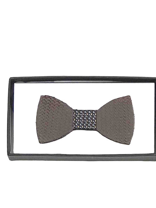 Venturi Leather Bow Tie Brown