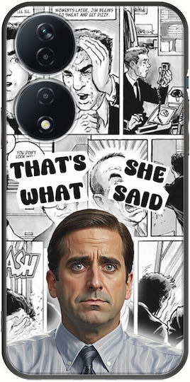 TV Quotes Michael Scott Honor 90 Smart 5G Black TPU Silicone