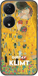 Gustav Klimt Honor 90 Smart 5G Schwarzes TPU Schwarzes Silikon