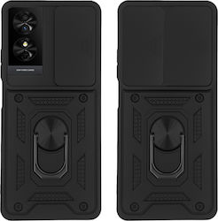 Carcasă Ring Armor Campro Sonique pentru TCL 50 SE Negru