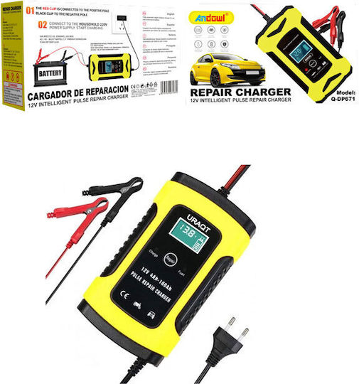 Andowl Q-DP671 Φορτιστής Μπαταρίας Αυτοκινήτου & Μοτοσυκλέτας