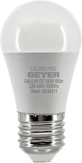 Geyer LED крушка 8.5W за фасунга E27 и форма G45 Топло бяло
