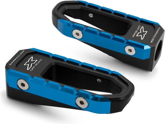 Barracuda Fußraste Μοτοσυκλέτας in Blue Farbe NF123-XU