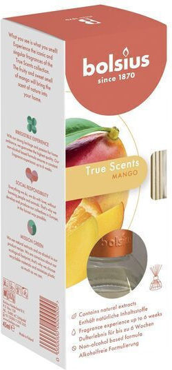 Bețișoare parfumate Bolsius cu aromă de mango 45ml parfum de rodie