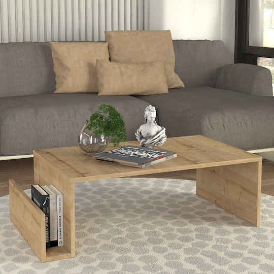 Правоъгълно Централно Кафе Масичка Regnar Дървена Sapphire Oak Ш100.6xД55xВ31.8см