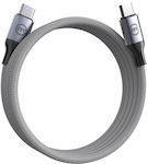 Cablu de Încărcare și Transfer de Date Mobile Origin 2x USB-C Magnetic 60W 1m Alb