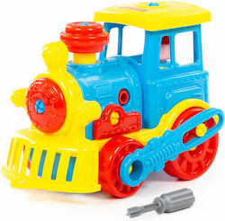 Polesie Colourful Train With Driver Blue