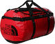 The North Face Base Camp Sack Voyage Back 132lt Red Fabric L76.2xW45.72xH45.72cm