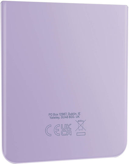 Оригинален долен капак за батерия Samsung Galaxy Z Flip 4 Лавандула