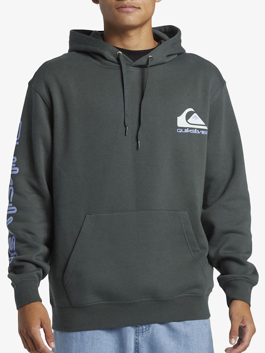 Quiksilver Omni Logo Sweatshirt with Hood Khaki