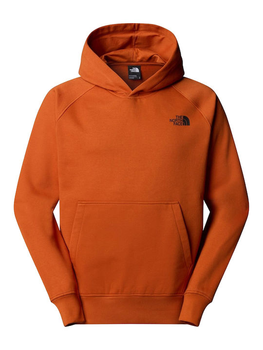 The North Face Raglan Box Hanorac pentru bărbați cu glugă și buzunare Orange