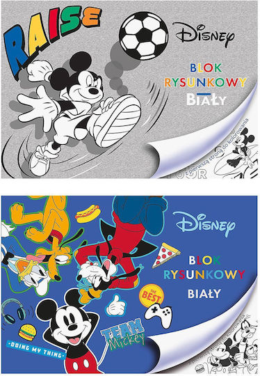 Disney Μπλοκ Ζωγραφικής Mickey A4 21x29.7cm