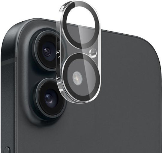 Crong Lens Shield Camera Protection Tempered Glass Transparent for the iPhone 16, iPhone 16 Plus