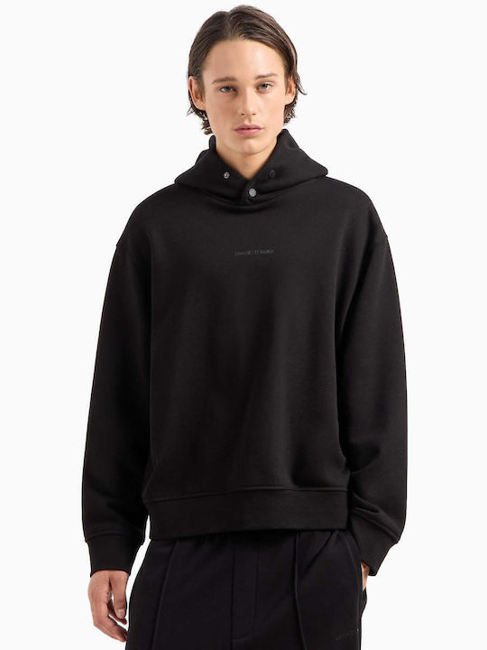 Sweatshirt mit Kapuze Schwarz