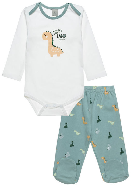 Alouette Tender Comforts Baby Bodysuit Set with Pants Ecru