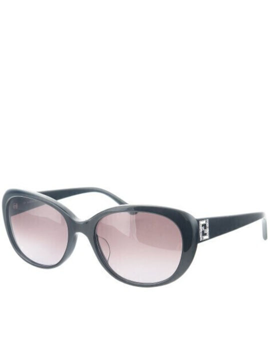 Fendi Women's Sunglasses with Black Plastic Frame and Pink Gradient Lens FS5240RK 001
