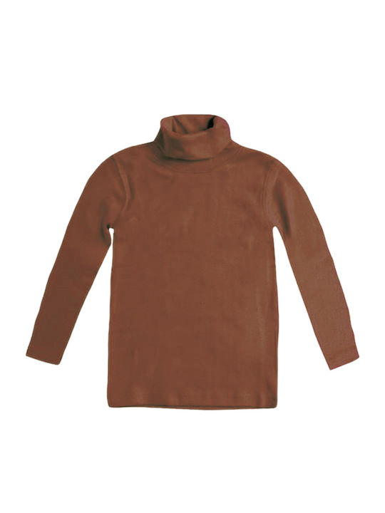 Joyce Kids Blouse Long Sleeve Coffee