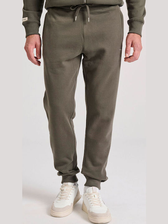 Funky Buddha Παντελόνι Φόρμας με Λάστιχο Khaki