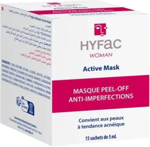 Bailleul Laboratoires Hyfac Woman Active Peel Off Μάσκα Προσώπου 5ml