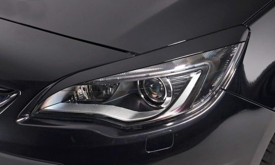 Cedauto Front Headlight Eyebrows for Opel Astra