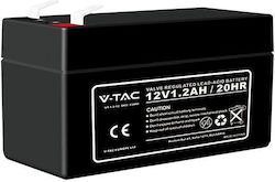 Gel-Batterie 12 V 1,2 Ah Abmessungen 97 x 43 x 52 mm