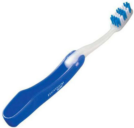 Elgydium Pocket Manual Toothbrush Medium Blue 1pcs