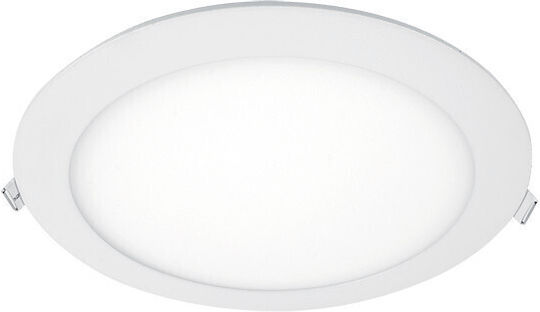 Elmark Στρογγυλό Χωνευτό LED Panel 24W