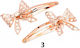 Metal Snap Hair Clips Bow Design 3 Colors Pack ...
