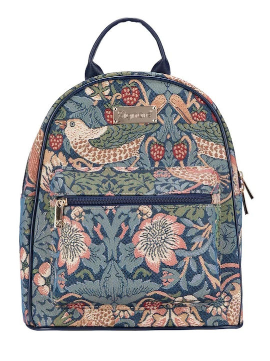 Signare Strawberry Thief Blue Damentasche Rucks...