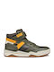 Perth Παιδικά Sneakers High Ανατομικά Χακί