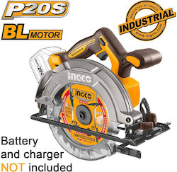 Ingco CSLI1652 Δισκοπρίονο Brushless 20V Solo με Ρύθμιση Ταχύτητας