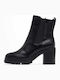 Women's Ankle Boots with Medium Heel Black