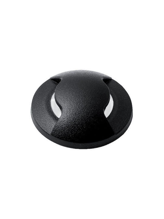 Elmark Φωτιστικό Δαπέδου Εξωτερικού Χώρου 1.7W IP67 για Ντουί G9 Μαύρο